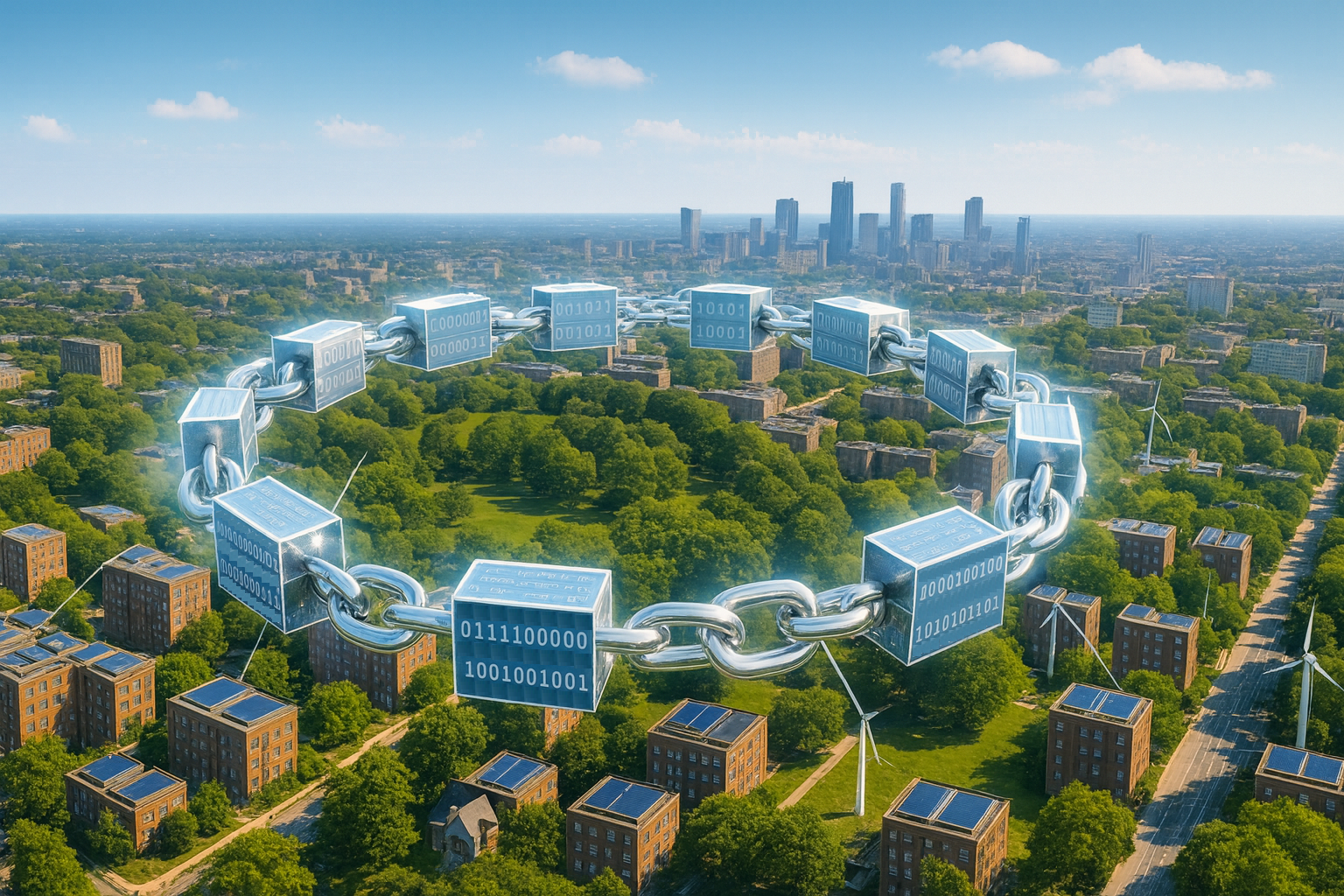 Clean, modern building facade in sunlight